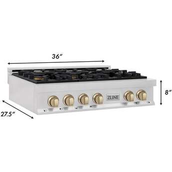 Z Line ZLINE RTSZ36G Autograph Edition Series 36 Inch Gas Sealed Burner Rangetop — thumbnail 11