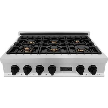 Z Line ZLINE RTSZ36MB Autograph Edition Series 36 Inch Gas Sealed Burner Rangetop — thumbnail 8
