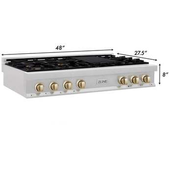 Z Line ZLINE RTSZ48G Autograph Edition Series 48 Inch Gas Sealed Burner Rangetop — thumbnail 5