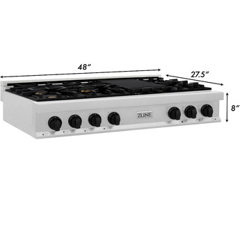 Z Line ZLINE RTSZ48MB Autograph Edition Series 48 Inch Gas Sealed Burner Rangetop — thumbnail 46