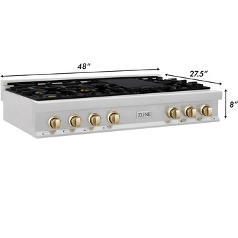 Z Line ZLINE RTSZ48MB Autograph Edition Series 48 Inch Gas Sealed Burner Rangetop — thumbnail 5