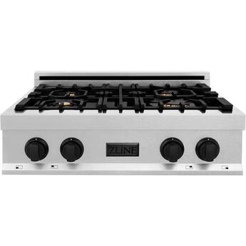 Z Line ZLINE RTZ30MB Autograph Edition Series 30 Inch Gas Sealed Burner Rangetop