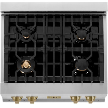 Z Line ZLINE RTZ30MB Autograph Edition Series 30 Inch Gas Sealed Burner Rangetop — thumbnail 3