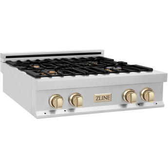Z Line ZLINE RTZ30MB Autograph Edition Series 30 Inch Gas Sealed Burner Rangetop — thumbnail 30