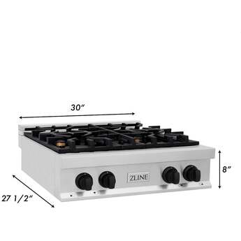 Z Line ZLINE RTZ30MB Autograph Edition Series 30 Inch Gas Sealed Burner Rangetop — thumbnail 37