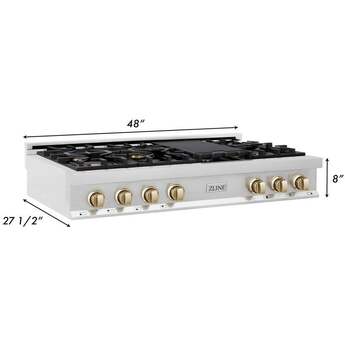 Z Line ZLINE RTZ48G Autograph Edition Series 48 Inch Gas Sealed Burner Rangetop — thumbnail 14