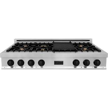 Z Line ZLINE RTZ48MB Autograph Edition Series 48 Inch Gas Sealed Burner Rangetop