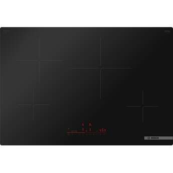 Bosch 30 Inch 500 Series Frameless Induction Cooktop With Home Connect: Black