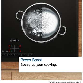 Bosch 30 Inch 500 Series Frameless Induction Cooktop With Home Connect: Black — thumbnail 7