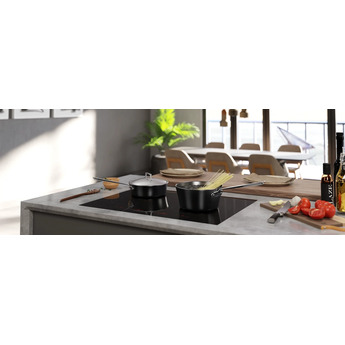 Elica ENF436BL Nikola Tesla Flux Induction Electronic Glass Touch and Slide