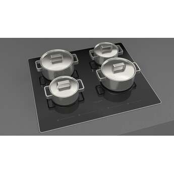 Fulgor Milano F4IT24S2 24 Inch 400 Series Induciton Cooktop: Stainless Glossy Black — thumbnail 4