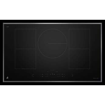 Jenn Air JICT736SS 36 Inch Flex Element Sensor Induction Cooktop: Black Black With Stainless Steel Trim