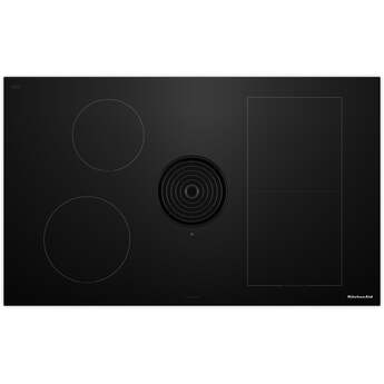 KitchenAid KCID936SBL 36 Inch Downdraft Induction Cooktop Black