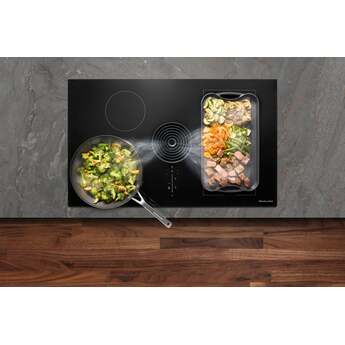 KitchenAid KCID936SBL 36 Inch Downdraft Induction Cooktop Black — thumbnail 4