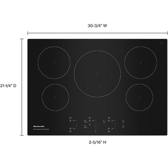Kitchen Aid KCIG550JBL 30 Inch Induction Smoothtop Cooktop — thumbnail 28