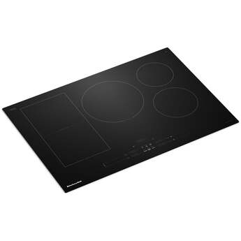 KitchenAid Induction Smart Cooktop with 5 Heating Zones, Even-Heat™ Zone, Temp Cook™ Technology & Smart Presets, WipeClean™ Coating, Voice Control, Backlit Touch Controls, Power Boost Function, Pan Size Detection, KitchenAid® App and Energy Star® Certified: 30 Inch Width with Edge-to-Edge Glass (No Trim) — thumbnail 11