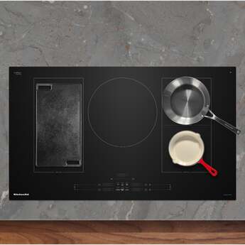 KitchenAid KCIT736SSS 36 Inch Induction Smart Cooktop Black — thumbnail 2