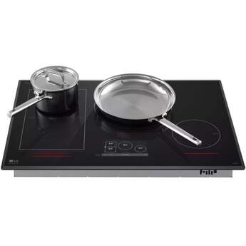 LG Studio CBIS3018BE 30 Inch Induction Cooktop, Dual Center Zone, Wifi, LCD Touch Screen Black — thumbnail 21