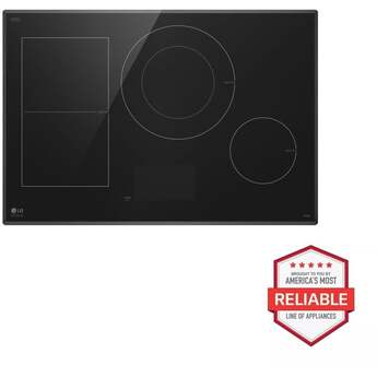 LG Studio CBIS3018BE 30 Inch Induction Cooktop, Dual Center Zone, Wifi, LCD Touch Screen Black — thumbnail 25
