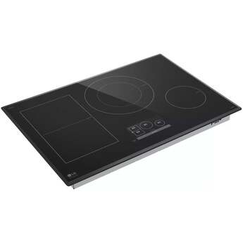 LG Studio CBIS3018BE 30 Inch Induction Cooktop, Dual Center Zone, Wifi, LCD Touch Screen Black — thumbnail 4