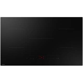 Samsung Induction Cooktop with 5 Induction Burners, Digital Touch Controls, Anti-Scratch Matte Glass Cooktop, 4.3kW Power Burner, Sync Burner, Wi-Fi, Hot Surface Indicator, Simmer Function, Safety Shutoff, ADA Compliant, and ENERGY STAR® Certified: Black, 36 Inch Width