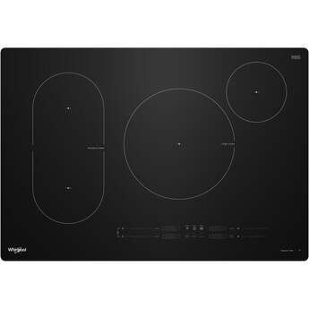 Whirlpool WCIT7030SB 30" Intelligent Induction Cooktop Black