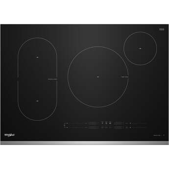 Whirlpool WCIT7030SS 30" Intelligent Induction Cooktop Black With Stainless Steel Trim
