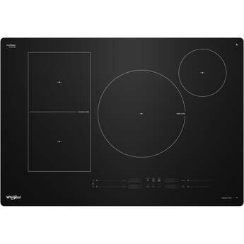 Whirlpool WCIT7530SB 30" Intelligent Induction Cooktop Black