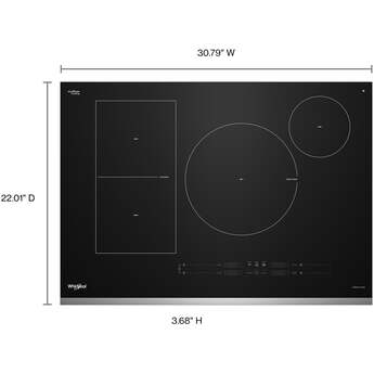 Whirlpool WCIT7530SS 30" Intelligent Induction Cooktop Stainless Steel Trim — thumbnail 14