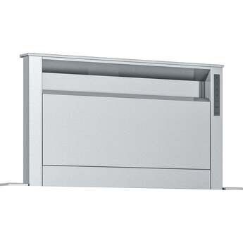Bosch Built-In Downdraft with 3-Speeds, Multiple Ducting Options, Recirculation Mode, Charcoal Filter, Splatter Guard and Retractable Design (Blower Sold Separately): Stainless Steel