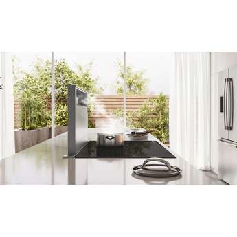 Bosch Built-In Downdraft with 3-Speeds, Multiple Ducting Options, Recirculation Mode, Charcoal Filter, Splatter Guard and Retractable Design (Blower Sold Separately): Stainless Steel — thumbnail 14
