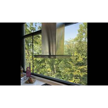 Faber GLASIS36SSV 36 Inch Island Mount Convertible Hood — thumbnail 4