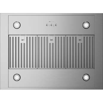 GE 36 Inch Island Smart Chimney Hood with 610 CFM Internal Blower, Push Button Controls, LED Hood Light, Clean Air Sensors, Built-in WiFi, and ADA Compliant: Stainless Steel — thumbnail 2