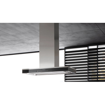 Miele 36 Inch Island Hood with LED Lighting, Con@ctivity, Automatic Switch-off, Active AirClean, Stainless-steel Grease Filters, Safety Turn Off and Tempered Glass: Stainless Steel — thumbnail 3
