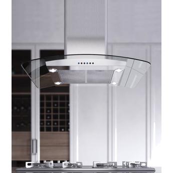 XO XOMI42G XOMI Series 42 Inch Island Mount Convertible Hood — thumbnail 4