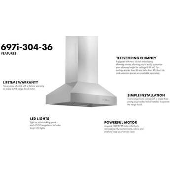 Z Line ZLINE 697I30448 48 Inch Island Mount Ducted Hood — thumbnail 19