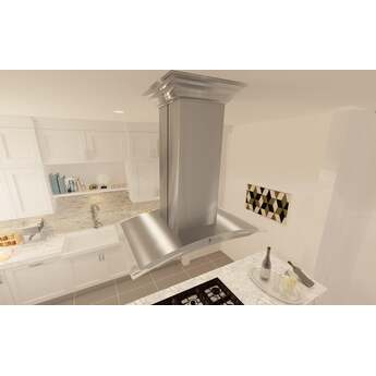 Z Line ZLINE 8GL14IS36 36 Inch Island Mount Ducted Hood — thumbnail 7