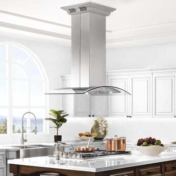 Z Line ZLINE GL5ICRNBT36 36 Inch Island Mount Ducted Hood — thumbnail 14