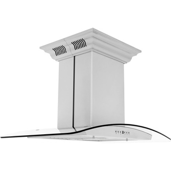 Z Line ZLINE GL5ICRNBT36 36 Inch Island Mount Ducted Hood — thumbnail 5
