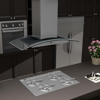 Z Line ZLINE GL5ICRNBT36 36 Inch Island Mount Ducted Hood — thumbnail 8