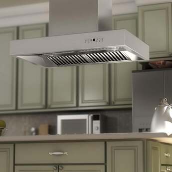 Z Line ZLINE KECOMIRD36 36 Inch Island Mount Ducted Hood — thumbnail 2