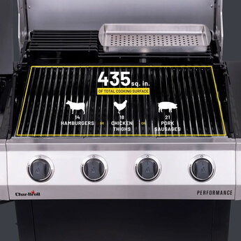Performance Series™ 4 Burner Gas Grill with Side Burner — thumbnail 7
