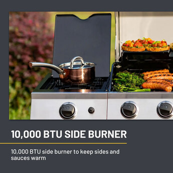 Performance Series™ 4 Burner Gas Grill with Side Burner — thumbnail 8