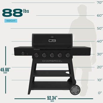 Performance Series FlavorMax 5-Burner Gas Grill - Black — thumbnail 5