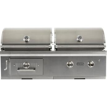 Coyote 50" Stainless Steel Liquid Propane and Charcoal Grill