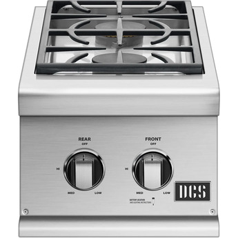 dcs 15" Stainless Steel Liquid Propane Double Side Burner
