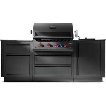 Napoleon Oasis Outdoor Kitchen With Built-In 700 Series 32 Inch Grill And Soft Close Doors: Liquid Propane — thumbnail 2