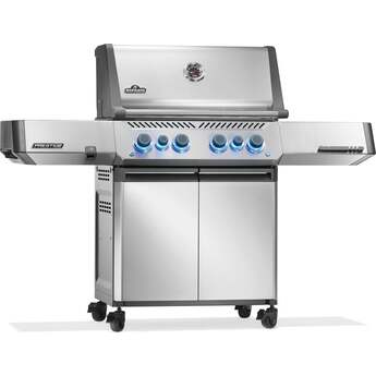 Napoleon Prestige 500 RSIB Grill with Infrared Side and Rear Burner: Stainless Steel, Liquid Propane — thumbnail 27