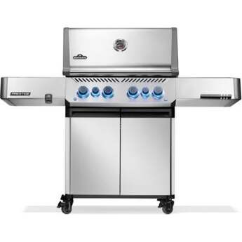 Napoleon Prestige 500 RSIB Grill with Infrared Side and Rear Burner: Stainless Steel, Liquid Propane — thumbnail 8