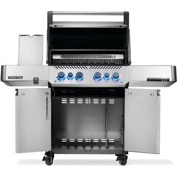 Napoleon Prestige 500 RSIB Grill with Infrared Side and Rear Burner: Stainless Steel, Liquid Propane — thumbnail 9